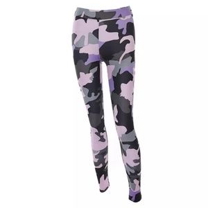 Pants - Pink Black Camouflage High Waisted Leggings Pants Pants - Pink Black Camouflage High Waisted Leggings Pants